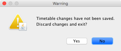 Timetable Editor