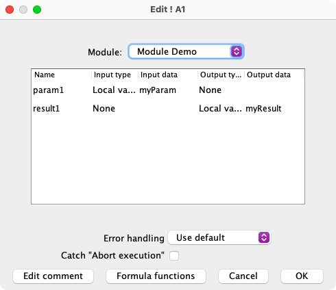 Chapter 10 call parameters