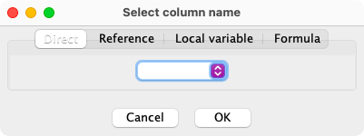 select column