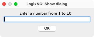 Chapter 5 show dialog input sample