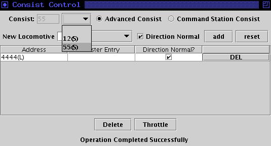 Select une Consist