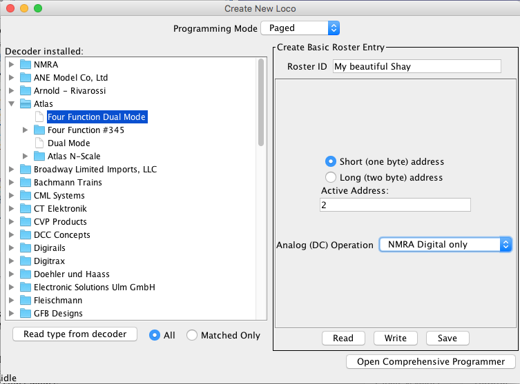 Create Roster Entry