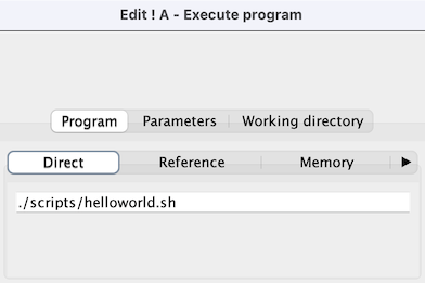 Chapter 5 execute program action