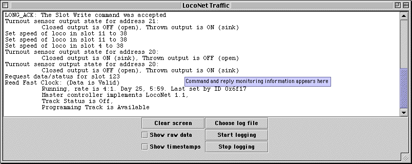 LocoNet Monitor