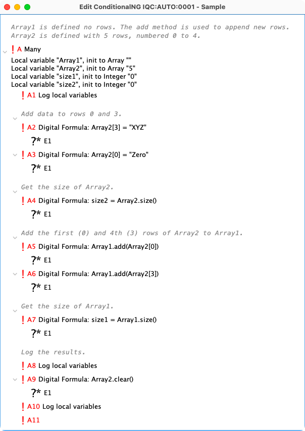 Chapter 8 local variable array sample