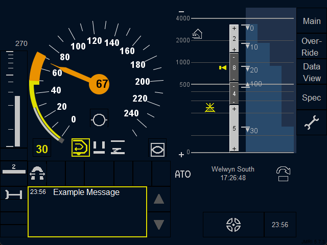 ERTMS ETCS JMRI DMI